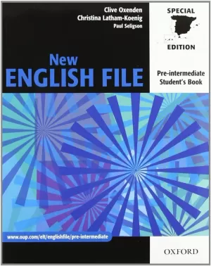 NEW ENGLISH FILE PRE INTERMEDIATE SB SPECIAL EDITION STUDENT'S PACK