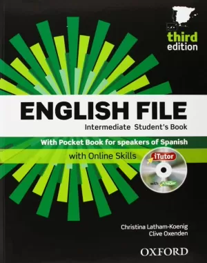 ENGLISH FILE 3ED INTERMEDIATE STUDENT'S BOOK + WORKBOOK WITH KEY PACK