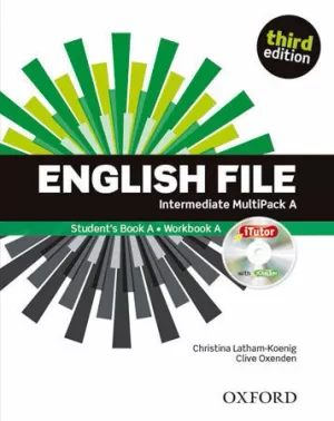 ENGLISH FILE INTERMEDIATE: STUDENT'S BOOK MULTIPACK A WITHOUT OXFORD ONLINE SKIL