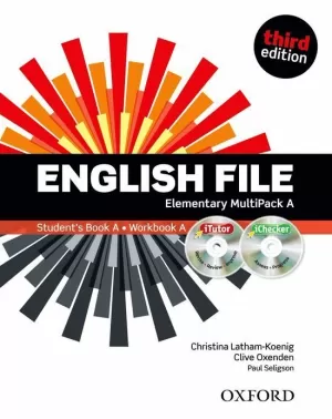 ENGLISH FILE 3RD EDITION ELEMENTARY. SPLIT EDITION MULTIPACK A WITH ITUTOR AND ICHECKER