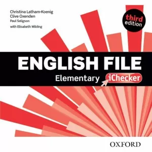 ENGLISH FILE ELEMENTARY: WORKBOOK WITH ANSWER KEY AND ICHECKER 3RD EDITION