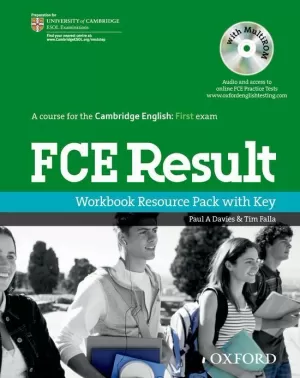 FCE RESULT WB W/KEY RES