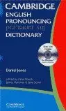 ENGLISH PRONOUNCING DICTIONARY+CD 16ª