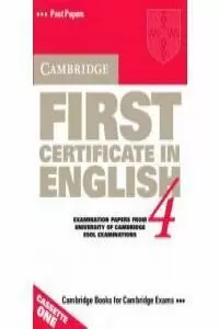 FIRST CERTIFICATE IN ENGLISH 4