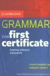 GRAMMAR FIRST CERTIFICATE ST