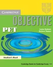 CAMBRIDGE OBJECTIVE PET SB