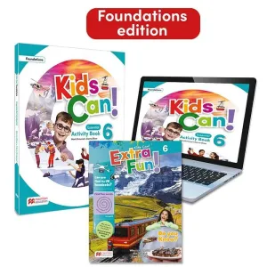 KIDS CAN!  FOUNDATIONS 6 ESSENTIAL ACTIVITY BOOK & EXTRA FUN: CON ACCESO A LA VE