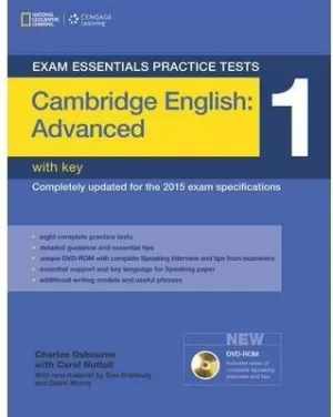 EXAM ESSENTIALS: CAMBRIDGE ADVANCED PRACTICE TESTS 1 W/KEY + DVD-ROM EXAM ESSENTIALS: CAMBRIDGE ADVANCED PRACTICE TESTS 1 W/KEY + DVD-ROM