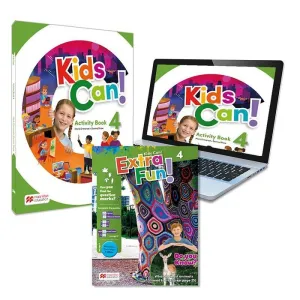 KIDS CAN! 4 ACTIVITY BOOK: CUADERNO DE ACTIVIDADES IMPRESO + ACCESO A LA VERSIÓN