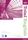 NEW TOTAL ENGLISH PRE-INTERMEDIATE WORKBOOK WITH KEY AND AUDIO CD PACK