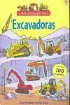 EXCAVADORAS LIBRO PEGATINAS