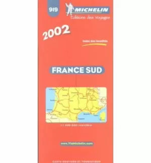 FRANCIA MITAD SUR MAPA 919