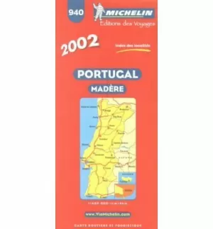 PORTUGAL MAPA MICHELIN 940