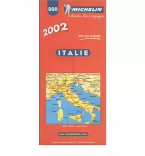 ITALIA MAPA MICHELIN 988