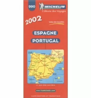 ESPAÑA PORTUGAL 2002 MAPA MICHELIN