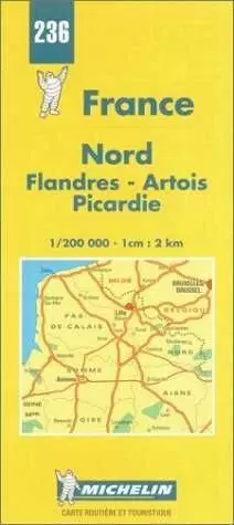 NORD FLANDRES ARTOIS MAPA 236