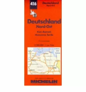 ALEMANIA NOROESTE MAPA MICHELIN 416