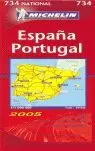 MAPA MICHELIN ESPAÑA PORTUGAL 2005