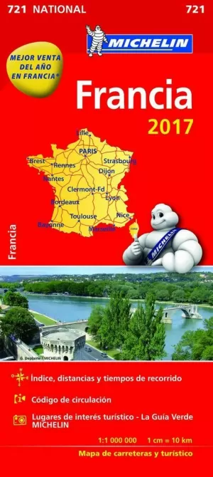 MAPA NATIONAL FRANCIA