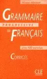 GRAMMAIRE PROGRESSIVE FRANCAIS - CORRIGES