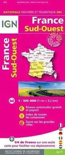 803 FRANCE SUD-OUEST 1:320.000 -IGN