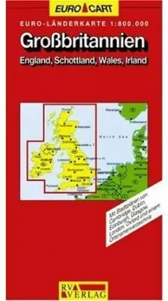 GRAN BRETAÑA-IRLANDA EURO MAPA