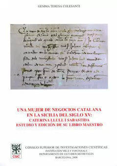 UNA MUJER DE NEGOCIOS CATALANA EN LA SICILIA DEL SIGLO XV