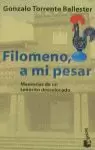 FILOMENO A MI PESAR-BOOKET