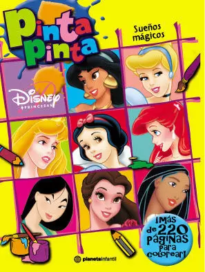 PINTA PINTA PRINCESAS SUEÑOS MAGICOS