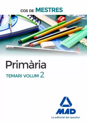 COS DE MESTRES PRIMÀRIA. TEMARI VOLUM 2 (2017)