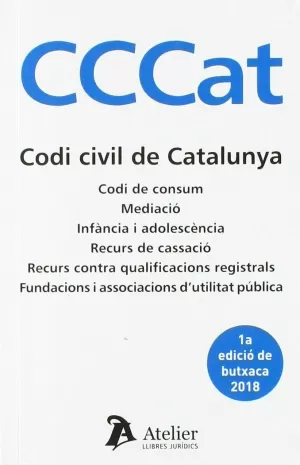 CODI CIVIL DE CATALUNYA. 1A EDICIÓ BUTXACA.