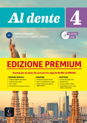 AL DENTE 4 PREMIUM LIBRO DELLO STUDENTE + ESERCIZI + CD+DVD