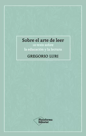 SOBRE EL ARTE DE LEER