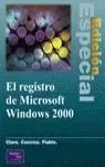 WINDOWS 2000 REGISTRO E.ESPECI
