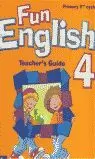 FUN ENGLISH 4 TEACHER'S GUIDE (ENGLISH)