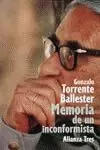 MEMORIA DE UN INCONFORMISTA