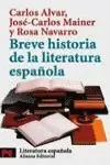 BREVE HISTORIA LITERATURA ESPA