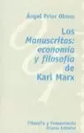 MANUSCRITOS ECONOMIA Y FILOSOF MANUSCRITOS ECONOMIA Y FILOSOF