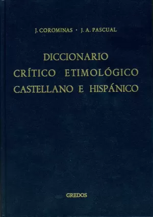 DICCIONARIO CRITICO ETIMOLOGICO 4 (ME-R)