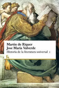 HISTORIA DE LA LITERATURA UNIVERSAL VOL 1