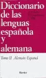 DICC.LENGUAS ALEMAN ESPAÑOL II