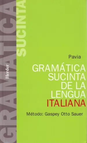 GRAMATICA SUCINTA LEN.ITALIANA