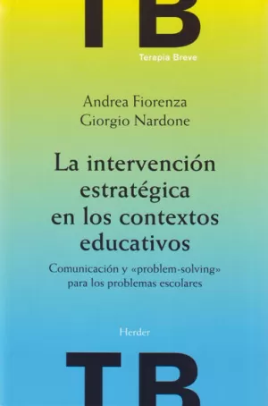 INTERVENCION ESTRATEGICA EN LOS CONTEXTOS EDUCATIV