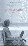LO MIO ES ESCRIBIR LO MIO ES ESCRIBIR