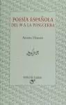 POESIA ESPAÑOLA DEL 98 A LA PO