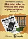 QUE DEBO SABER FINANZAS CREAR