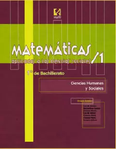 MATEMATICAS 1º BACHILLERATO CIENCIAS HUMANAS Y SOC