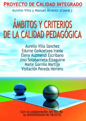 AMBITOS Y CRITERIOS DE LA CALIDAD PEDAGOGICA