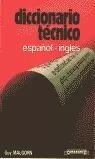 DICCIONARIO TECNICO ESPAÑ-INGL DICCIONARIO TECNICO ESPAÑ-INGL