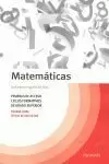 TEMARIO MATEMÁTICAS PRUEBAS DE ACCESO CICLOS FORMATIVOS GRADO SUPERIOR